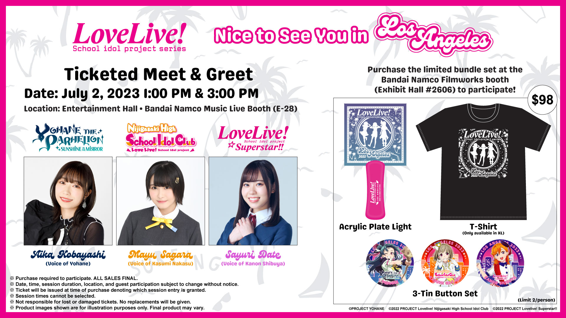  [Los Angeles, USA] Love Live! Series Meet and Greet